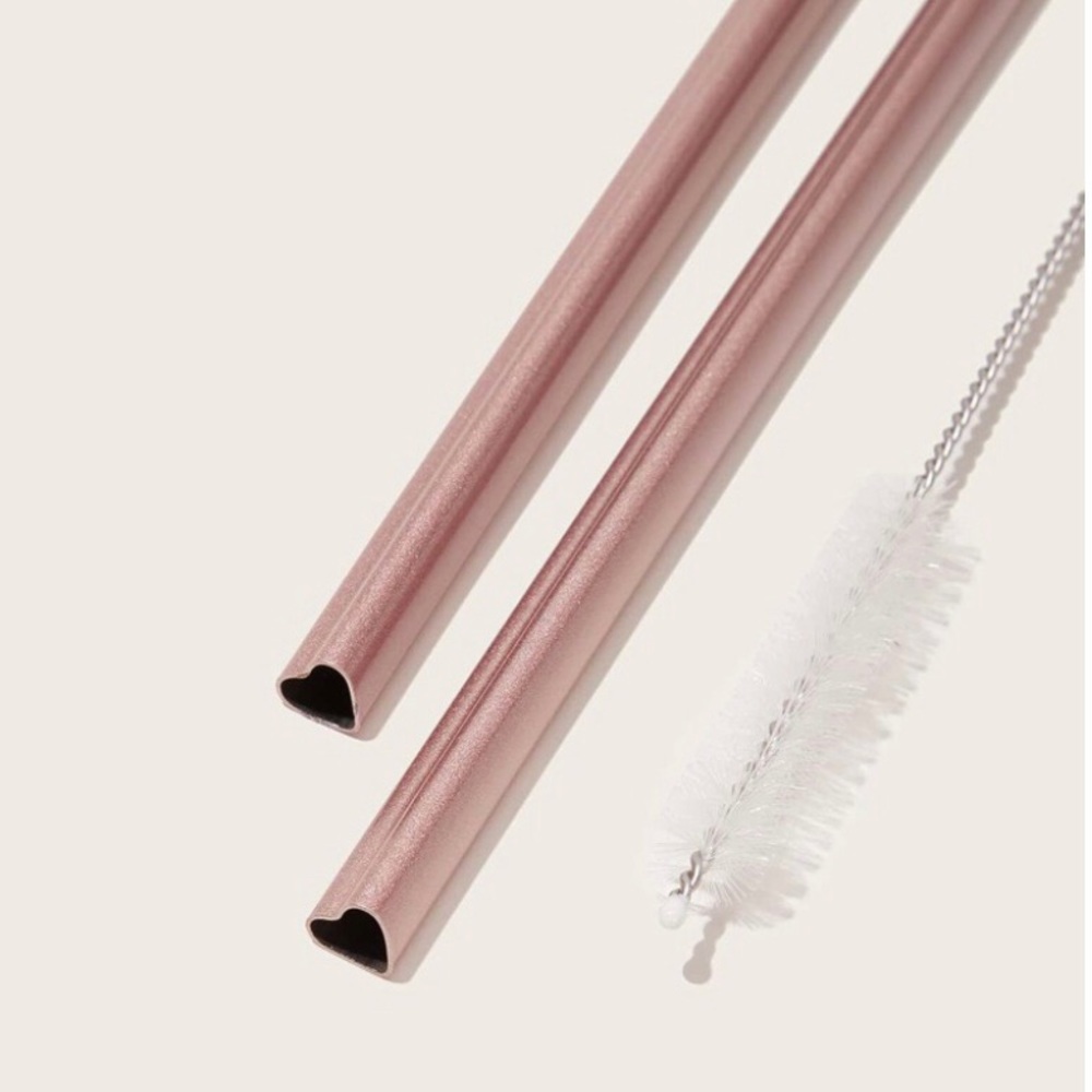 💖 Heart Shaped Reusable Straws!!